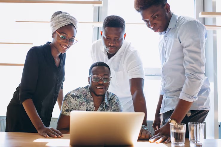 Stagiaires en session de formation CST Academy au Gabon